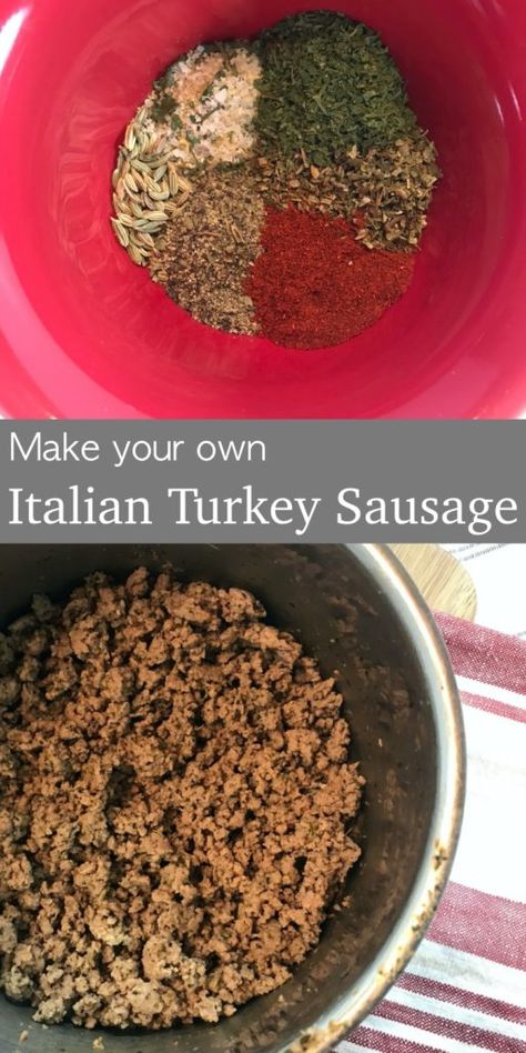 Ground Turkey Italian Sausage, Recipes With Turkey Italian Sausage, Italian Turkey Sausage Recipes Healthy, Ground Turkey Sausage Recipes Healthy, How To Make Ground Turkey Taste Like Italian Sausage, Sweet Italian Turkey Sausage Recipes, Turkey Sausage Seasoning, Ground Turkey Sausage Recipes, How To Make Turkey Sausage