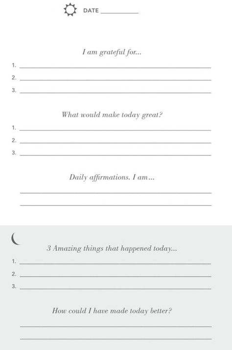 Goodnotes Journaling Template, Five Minute Journal Template, Daily Reflection Journal Template, Diary Template Journals, Diary Template, Morning Journal, To Do Planner, Journal Inspiration Writing, Healing Journaling