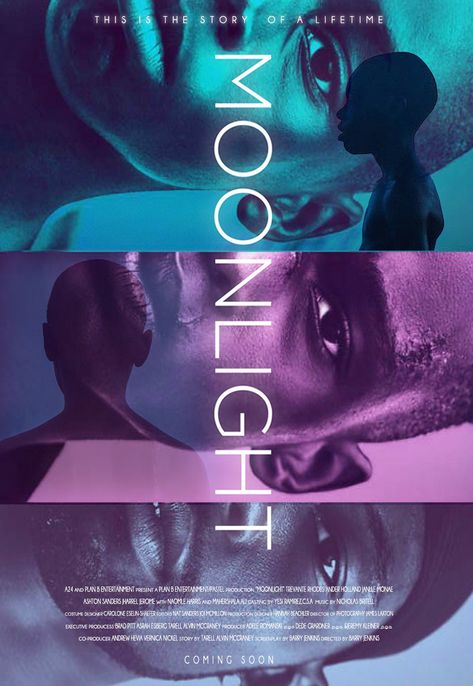 Movie poster redesign-Moonlight :: Behance A24 Wallpaper, Moonlight Film, Moonlight Movie Poster, Moonlight Movie, Moonlight Poster, Black Photography, Fav Movies, Design Editorial, Body Hair Removal