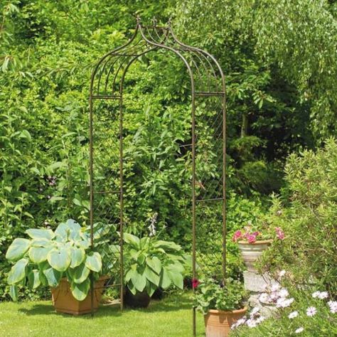 Are you interested in our Plant support? With our metal garden arch you need look no further. Metal Garden Arch, Arch Garden, Garden Archway, Metal Trellis, Versailles Garden, Enchanting Garden, Garden Obelisk, Gothic Garden, Garden Arches