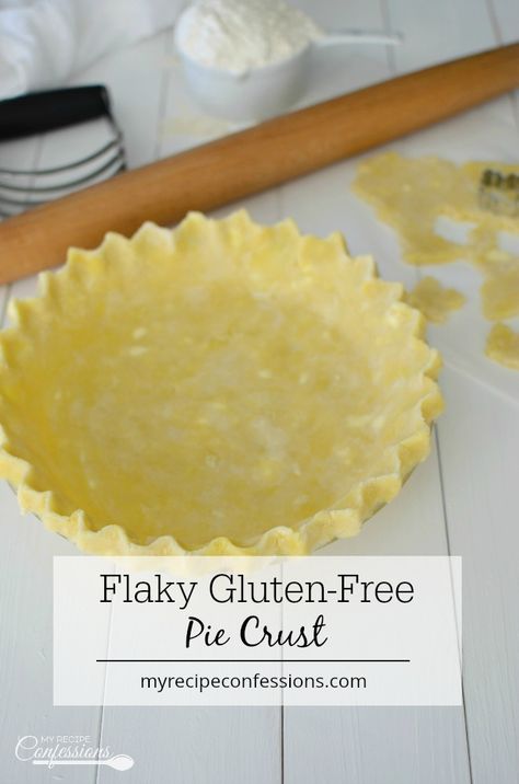 Dessert Homemade, Gluten Free Pie Crust, Easy Pie Crust, Gluten Free Pastry, Gluten Free Crust, Pan Sin Gluten, Gf Baking, Gluten Free Thanksgiving, Gluten Free Pie