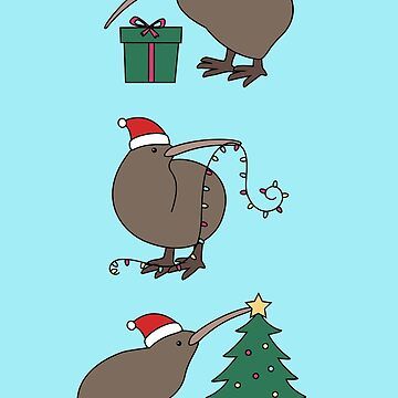 "Christmas Kiwi | New Zealand Kiwi Bird" Greeting Card for Sale by rebeccatiana | Redbubble Kiwi New Zealand, Kiwi Christmas, New Zealand Kiwi, New Zealand Christmas, Kiwi Bird, Christmas Art, Kiwi, Greeting Card, New Zealand