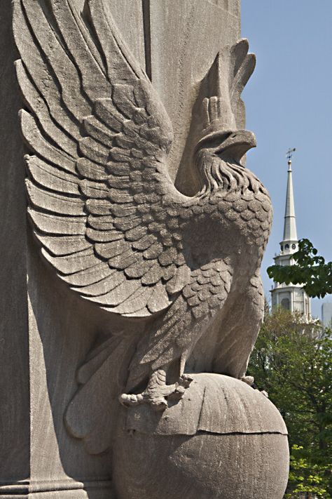 Eagle Statue at Boston Common | ClipPix ETC: Educational Photos for Students and Teachers Eagle Statue Sculpture, Educational Photos, Ed Roth Art, Inspirational Sculpture, Aztec Artwork, Eagle Sculpture, Art Deco Statue, Eagle Statue, Statue Tattoo