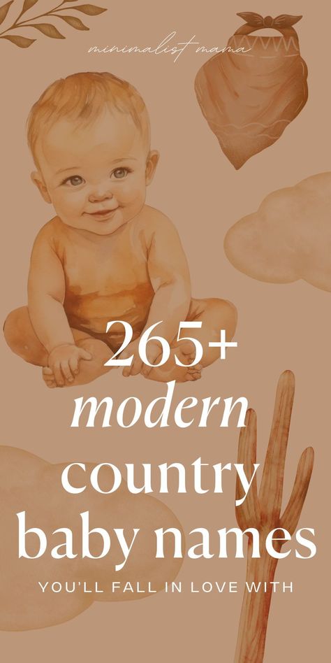 Looking for unique baby names to add to your baby names list and love the rustic feel of country boy names? These cute, Southern baby boy names range from totally traditional to super modern, and includes some super unexpected picks, too! (Perfect for mamas looking for unique baby boy names, western boy names, and cowboy baby names!) Western Boy Names, C Baby Boy Names, Cowboy Baby Names, Southern Baby Boy Names, Simple Boy Names, Country Baby Boy Names, Short Baby Boy Names, One Syllable Boy Names, Southern Boy Names