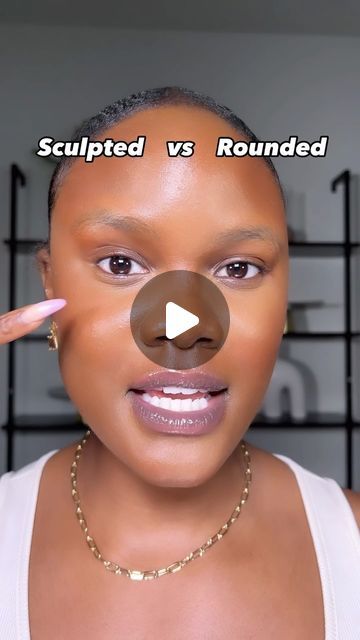 Slim Face With Makeup, Contour Slimmer Face, Drugstore Cream Contour, Make Up For Rounder Face, Makeup Round Face, Round Face Makeup Looks, Face Contouring Makeup Tutorial, Face Contouring Tutorial, Makeup For Round Face