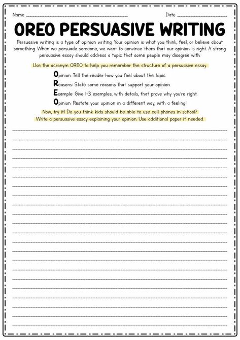 Practice essay writing skills with these engaging 4th grade worksheets. Unleash your creativity and master the art of storytelling today. #essaywriting #writingpractice #learnwriting #4thgradeessay Persuasive Writing Worksheet, Opinion Writing 4th Grade, Essay Writing Worksheets, Essay Writing Topics, Opinion Writing Rubric, Persuasive Writing Graphic Organizer, 4th Grade Worksheets, English Essays, Persuasive Essay Topics