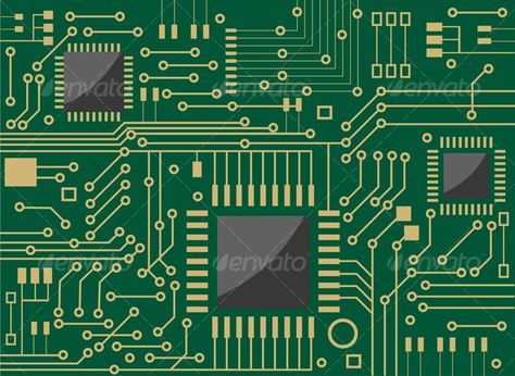 Computer microcircuit Computer Cake, Computer Vector, Computer Chip, Vector Graphics Design, Technology Design, Gaming Laptops, Digital Technology, Circuit Board, Logic Board