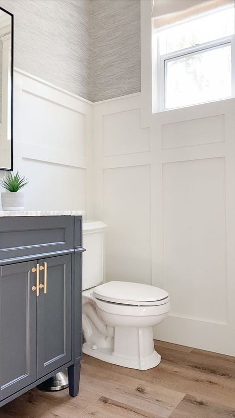 Powder Room Renovation, Powder Room Remodel, A Thoughtful Place, Powder Room Makeover, Powder Room Decor, Powder Room Design, Casa Exterior, Downstairs Bathroom, Upstairs Bathrooms