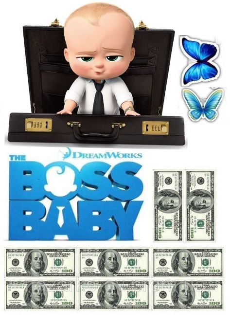 Bolo Pinterest, Ballon Art, Baby Cartoon Characters, The Boss Baby, Money Printables, Boss Birthday, Baby Boss, Unicorn Pictures, Princess Cake