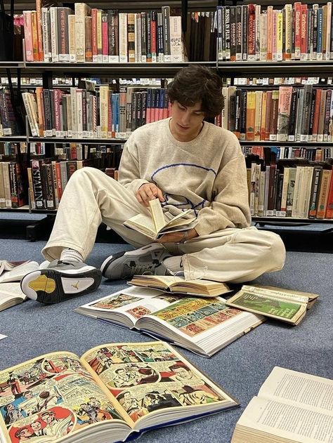 Nick Stark - The Do-Over Study Guy Aesthetic, Wes Bennett, Library Aesthetic, Smart Boy, Dream Boyfriend, Doodle Ideas, Alvin And The Chipmunks, Pose References, Aesthetic Boys