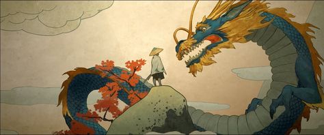 Gyazo - Overwatch | "Dragons" Animated Short | PS4 - YouTube - Google Chrome Overwatch Dragons, Koi Dragon, Heroes Of The Storm, Japanese Warrior, Fire Nation, Header Banner, Main Theme, A Dragon, The Last Airbender