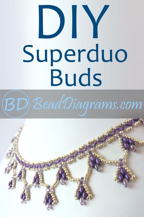 Superduo Necklace Patterns Free, Super Duo Necklace, Duo Beads Patterns, Superduo Patterns Free, Superduo Necklace, Bridgerton Diy, Super Duo Beads Patterns Free, Superduo Bracelet Pattern, Free Necklace Patterns