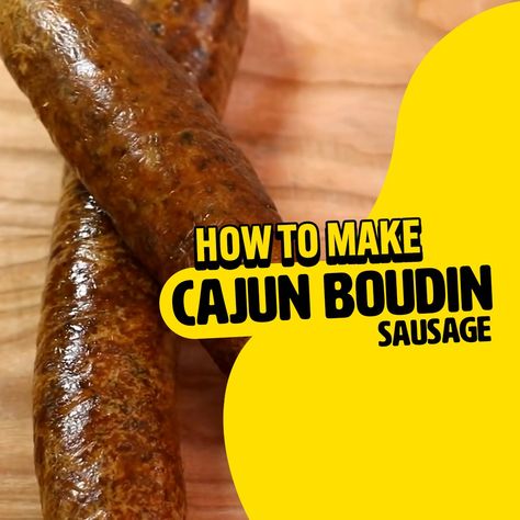 Cajun Boudin Recipe, Diy Sausage, Boudin Recipe, Boudain Recipes, Beef Cuts Chart, Boudin Sausage, Boudin Balls, Rabbit Recipes, Meat Curing