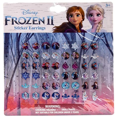 Sticker Earrings, Minnie Mouse Stickers, Frozen Toys, Learning Toys For Toddlers, Anna Elsa, Disney Sticker, Girls Dress Up, Frozen Disney, Ice Princess