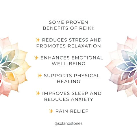 Discover the healing power of Reiki! 🌟 Swipe through to learn about the history, benefits, and how Reiki works to balance your energy and promote overall well-being. Ready to experience it for yourself? Comment "HEAL" to receive a link to book your Reiki Healing session ✨️ Follow us for more insights and book your session today! ✨ * * * @solandstones @solandstones @solandstones * * * #ReikiHealing #EnergyHealing #HolisticHealth #WellnessJourney #Reiki #ReikiHealing #EnergyHealing #Holistic... Just For Today Reiki, Benefits Of Reiki, Reiki Benefits, Reiki Session, Healing Session, Reiki Healer, Healing Spirituality, Reiki Symbols, Energy Healing Reiki