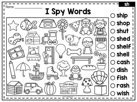 #Wh_Digraph_Worksheets #I_Spy_Worksheets #Teaching_Digraphs #Digraphs_Worksheets I Spy Worksheets, Teaching Digraphs, Digraphs Worksheets, Alphabet Handwriting Practice, Kids Handwriting Practice, Printable Alphabet Worksheets, Free Kindergarten Worksheets, Alphabet Worksheets Preschool, Phonics Games