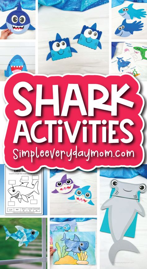 14 Awesome Shark Activities For Kids [Free Printables] Shark Activities For Kids, Shark Crafts, Shark Activities, Letter Maze, Dot Worksheets, Fun Indoor Activities, Printables Free Kids, Animal Crafts For Kids, Indoor Fun