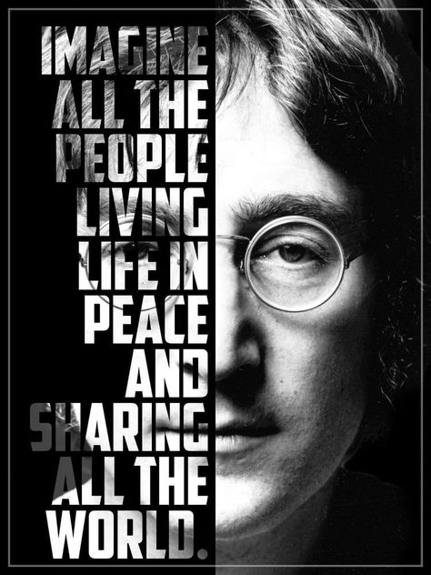 Jhon Lennon, Imagine Song, Vintage Music Art, Imagine John Lennon, Vintage Music Posters, John Lennon Beatles, Retro Tin Signs, Vintage Music, John Lennon