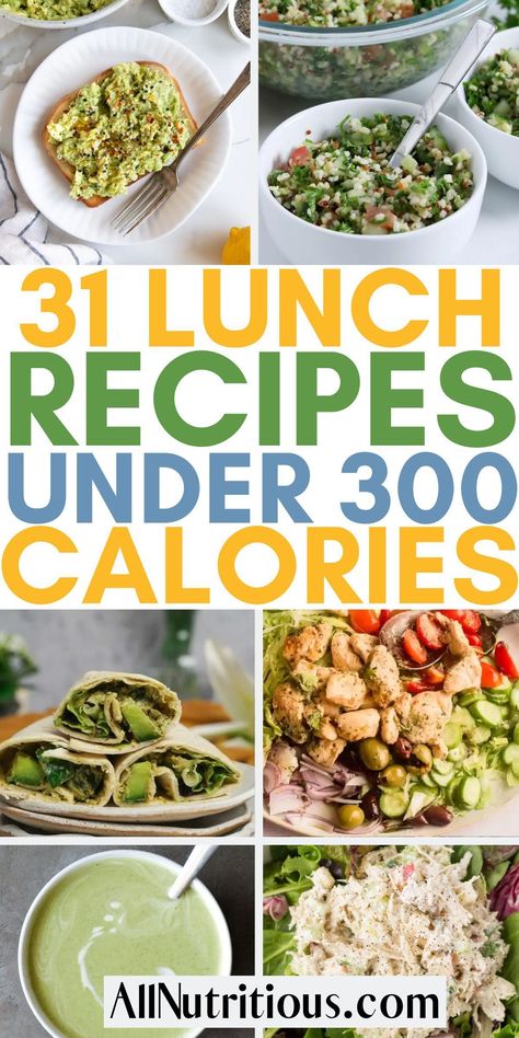 If weight loss is your goal, you need these healthy lunch ideas in your meal plan! From salad recipes to soups and curries, you are sure to find easy recipes that are low in calories to enjoy all week. Lunch Under 200 Calories, Under 200 Calorie Lunch, Lunch Ideas Under 300 Calories, 200 Calorie Lunch, Easy Low Calorie Lunches, 300 Calorie Lunch, Low Calorie Lunch Recipes, Healthy Low Calorie Lunch, Calorie Lunch Ideas