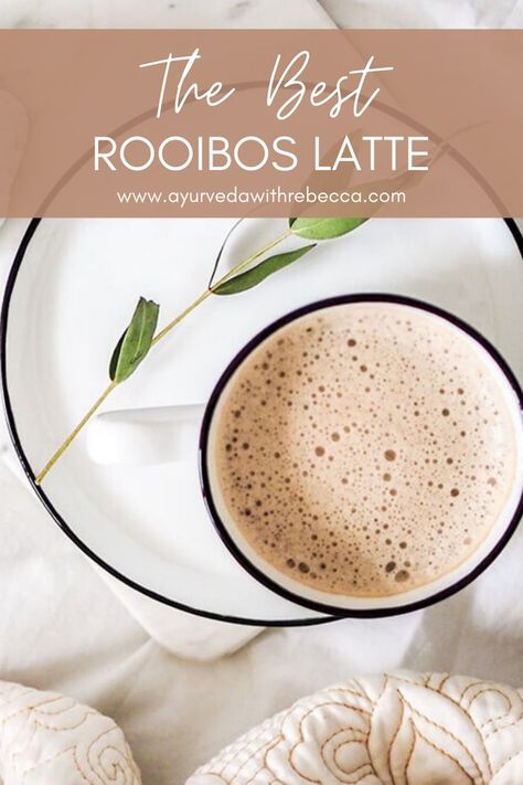 Rooibos Tea Recipes, Pregnant Drinks, Caffeine Free Drinks, Tea Latte Recipe, Caffeine Free Tea, Coffee Alternative, Tea Party Food, Rooibos Tea, Fancy Drinks