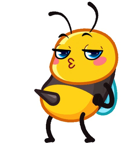 Excited Gif, Calin Gif, Beau Gif, Animated Emoticons, Funny Emoticons, Love You Gif, Emoji Pictures, Bee Sticker, Funny Cartoon Gifs