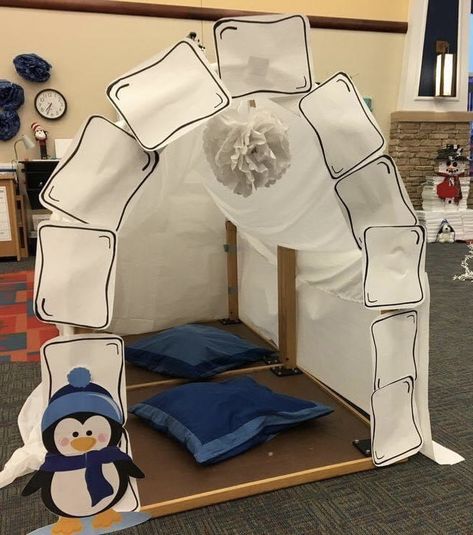 Polar Animals Preschool Crafts, Polar Animals Preschool, Arctic Animals Activities, Arctic Animals Preschool, Winter Kindergarten Activities, Arctic Animals Crafts, Winter Classroom Activities, Reading Areas, School Age Activities