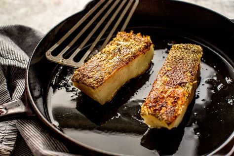 How to Cook Chilean Sea Bass Cooking Sea Bass, Bass Recipes, Sea Bass Recipe, Bass Recipe, Sea Bass Recipes, Food Scientist, Fennel Salad, Fool Proof Recipes, Sea Bass