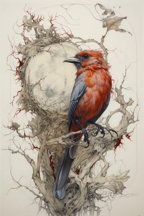 Fantasy Bird, Bird Portrait, American Traditional Tattoo Ideas, Traditional Tattoo Ideas, Animal Portraits Art, Nature Drawing, American Traditional Tattoo, Birdwatching, American Traditional