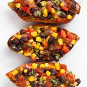 Potato With Vegetables, Stuffed Sweet Potato, Autumn Recipes Vegetarian, Daniel Fast Recipes, Loaded Sweet Potato, Weekend Cooking, Lunch Idea, Daniel Fast, Main Dish Salads