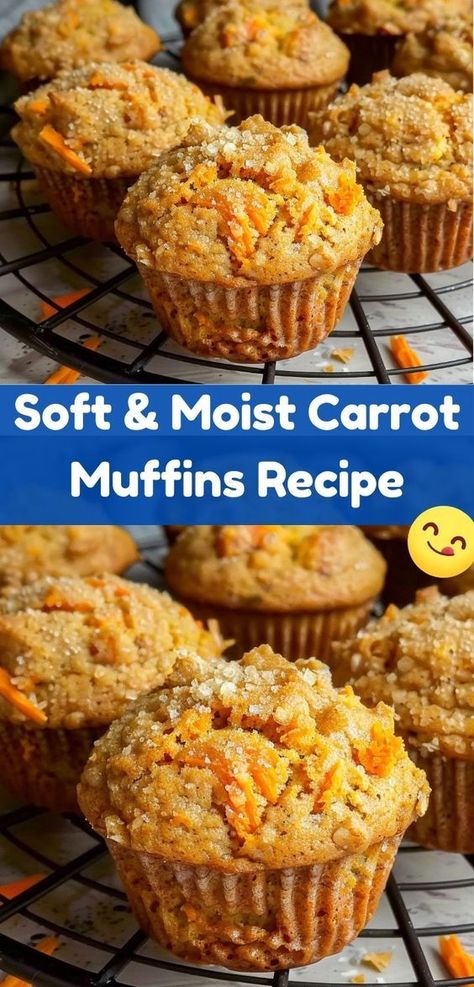 Enjoy soft and moist carrot muffins with this easy recipe. Perfect for breakfast, a snack, or a delightful treat anytime. Recipe With Shredded Carrots, Shredded Carrot Recipe, Muffins With Yogurt, Carrot Muffins Easy, Carrot Muffins Recipe, Healthy Carrot Muffins, Yogurt Frosting, Carrot Muffin Recipe, Carrot Desserts