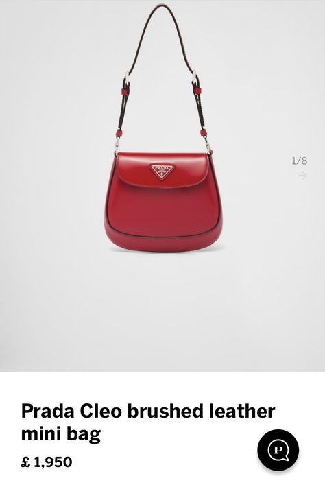 Prada Red, Leather Mini, Kate Spade Crossbody, Mini Bag, Prada, Kate Spade, Red, Leather