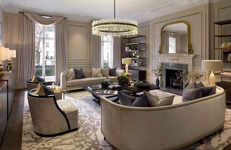 Situated on the iconic Chester Square @laurahammett.interiors' recent townhouse project epitomises luxury London living to the nth degree.     #luxdeco #laurahammett #townhouse #homedecor #interiordesign #luxuryinteriors #interiorinspiration #homeinspiration #livingroominspiration #interiorinspo #neutralinteriors #londoninteriors #chestersquare #luxurylondon #luxuryliving Laura Hammett, Living Room Classic, Luxury Living Room Design, Small Living Room Decor, Elegant Living Room, Residential Interior Design, Decoration Inspiration, Elegant Home Decor, A Living Room