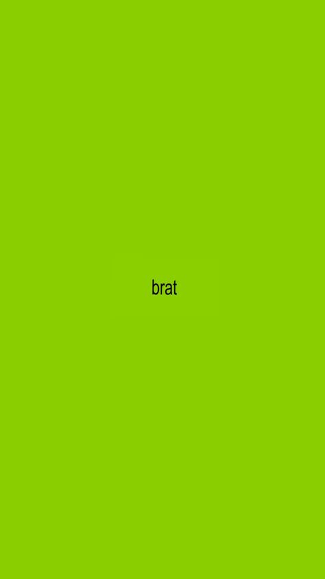 Brat Wallpapers, Wallpapers, Green