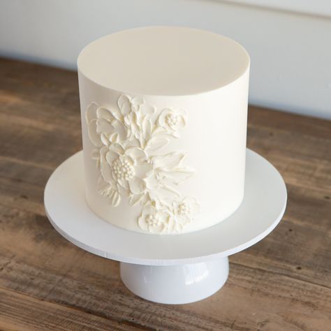 Impasto Floral Cake – Papa Haydn Single Tier Cake, Two Tier Cake, Small Wedding Cakes, Floral Wedding Cake, Order Cake, Simple Wedding Cake, Cake Wedding, Buttercream Flowers, Painted Cakes