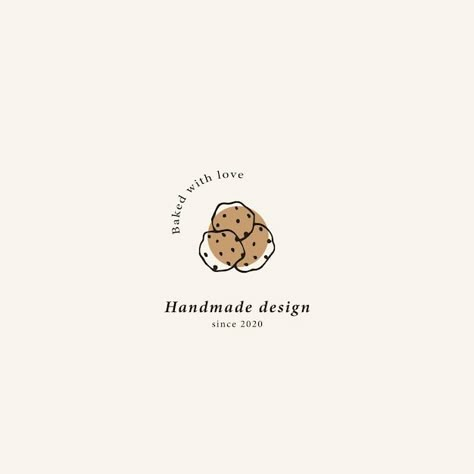 Cookies Name Ideas, Cookie Doodle Drawing, Cookie Line Art, Cookies Logo Ideas, Logo Cookies Design Branding, Cookie Art Drawing, Cute Cookie Drawing, Cookie Business Logo, Cookie Logo Design Ideas