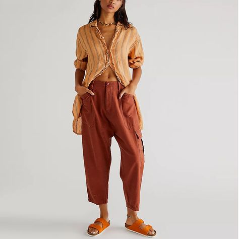 This Free People Bodysuit Is My Favorite Piece of Clothing and Goes With Nearly Everything I Wear Slouchy Pants, Free People Bodysuit, Yoga Outfit, People Brand, Boho Pants, Yoga Pants Outfit, Free People Pants, Boho Clothing, Casual Wardrobe