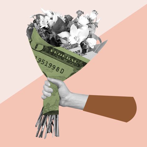 How to Talk About Money When You’re Married (or Almost) | Ellevest Money Poster, How To Split, Blur Photography, How To Talk, Graphic Design Fonts, Money Talks, Fashion Collage, Dot Art Painting, About Money