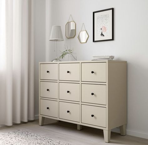 Beige Dressers, Dresser Ikea, Ikea Dresser, Dresser Furniture, Beautiful Dresser, 9 Drawer Dresser, Dresser Storage, Drawer Unit, Small Drawers