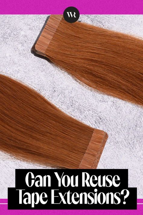 Even though tape-in hair extensions are pretty popular, almost every professional stylist has been asked: “Can I reuse tape-in hair extensions?” Let us be your stylist today – we’re gonna give you the tea on all things tape-in extensions. Ready? Let’s do it! Hair Extension Care, Tape Extensions, Hair Tape, Hair Extensions Best, Tape In Extensions, Professional Stylist, Remy Hair Extensions, Fashion Tutorial, Quality Hair Extensions