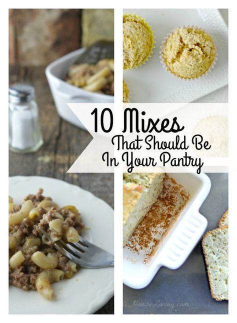 10 Homemade Mixes That Need to Be in Your Pantry Rice Roni, Breadmaker Bread, Homemade Cappuccino, Hot Rolls, Homemade Dry Mixes, Scone Mix, Pita Pockets, Homemade Pantry, Homemade Oatmeal