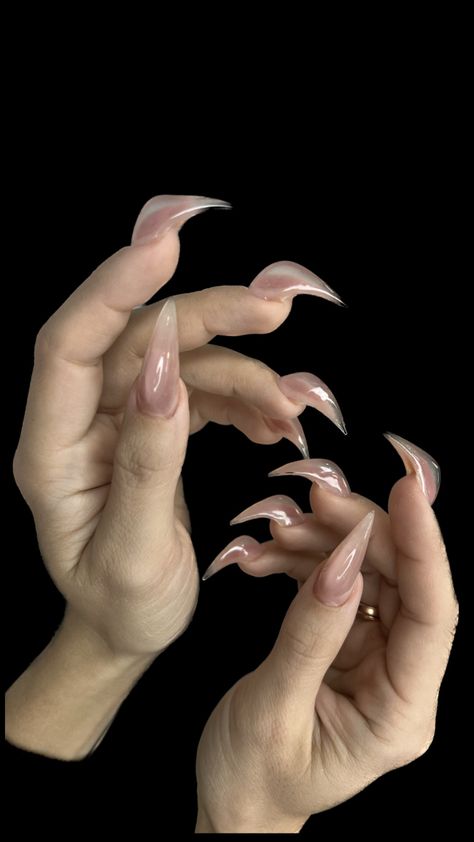 Raptor Nails, Cat Claw Acrylic Nails, Kitty Claws Nails, Werewolf Nails, Cat Claw Nails, Lexi Nails, Talon Nails, Claws Nails, Sharp Nails