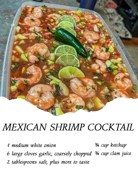 Mexican Shrimp Cocktail Shrimp Cocktail Recipe Mexican, Mexican Shrimp Cocktail Recipe, Shrimp Cocktail Recipe, Mexican Shrimp Cocktail, Cocktail Shrimp Recipes, Mexican Shrimp, Shrimp And Vegetables, Large Shrimp, Shrimp Cocktail