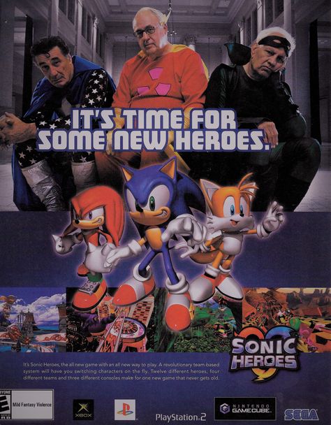 2000s Ads, Sonic 3 Poster, Sonic Movie Poster, Sonic Posters Retro, Sonic Cover Art, Gaming Ads, 2000s Video Game Ads, Sonic Adventure 2 Poster, Game Ads