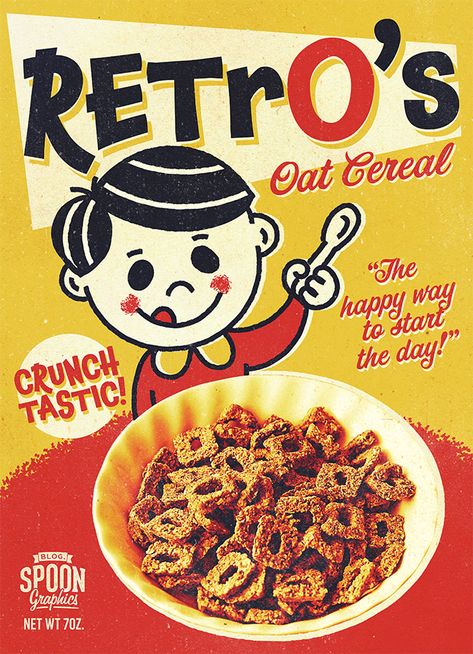 How To Create a Retro Cereal Box Design with a Mascot Character Cereal Design Packaging, Cereal Box Illustration, Cereal Poster, Cereal Logo, Cereal Design, Cereal Box Design, Cereals Packaging Design, Cereal Packaging, Learning Adobe Illustrator