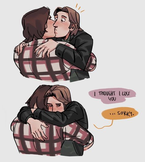 Sabriel Fanart, Gabriel Supernatural, Sam And Gabriel, I Lost You, Supernatural Ships, Supernatural Comic, Supernatural Fan Art, Supernatural Art, Lost You