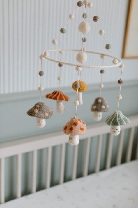 Classic Mobile – Pehr Fairy Nursery, Diy Baby Mobile, Whimsical Nursery, Nursery Room Design, Baby Room Inspiration, Felt Mobile, Nursery Room Inspiration, Diy Nursery, Baby Inspiration