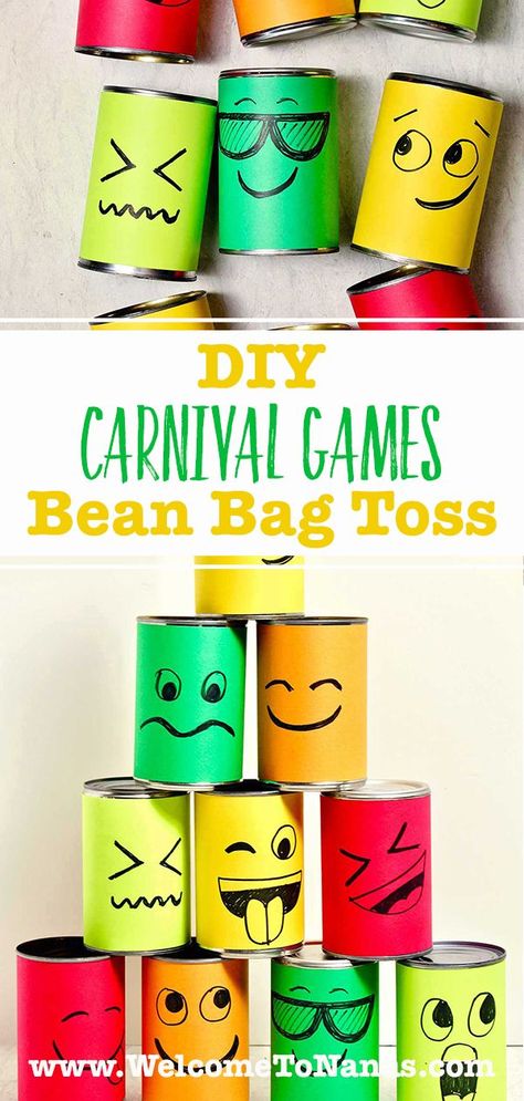 Bean Bag Toss Game Diy, Toss Game Diy, Fall Carnival Games, Carnival Party Games, School Carnival Games, Diy Carnival Games, Backyard Carnival, Fall Festival Games, Carnival Games For Kids