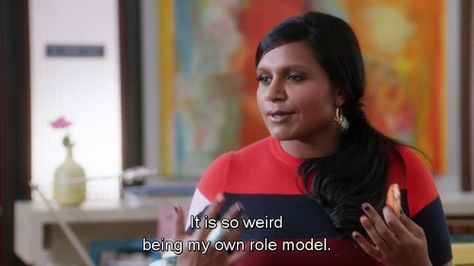 It is so weird being my own role model - Mindy Lahiri // Love The Mindy Project Mindy Project Quotes, Project Quotes, Bad Boyfriend, Mindy Project, The Mindy Project, Mindy Kaling, Smart Women, Scandal Abc, Badass Women