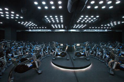 Gallery of BECYCLE / götz+bilchev Architekten + Lien Tran + DRAA - 3 Urban Fitness, Boutique Fitness Studio, Cycling Studio, Boutique Fitness, Gym Lighting, Gym Design Interior, Spin Studio, Spa Facilities, Fitness Boutique