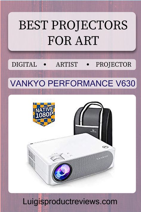 The Vankyo Performance V630 is perfect for art enthusiasts who are looking for a projector for art on a budget. It has an amazing 50000 hours of lamp life. Artists could benefit form this projector at home using it as a home projector for home projects. Some of the cool projects to do is drawing on the wall of your home. You can turn your craft on paper and paint it/draw it on the wall. One of the great features about this projector is that it gives very accurate colors which is cool stuff Craft On Paper, Drawing Projector, Art Projector, Projector Wall, Home Projector, Cool Projects, Best Projector, Oil Painting Lessons, Art Studio Room